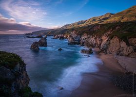California Coast Photography Garrapata Dusk Beach