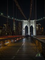 NYC Night Brooklyn Bridge