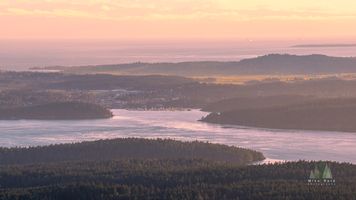 San Juan Islands Aerial Friday Harbor Puget Sound Washington default