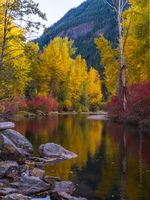 Northwest Fall Colors Peaceful Tranquility