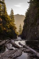 Rock Creek Falls Snow Lake