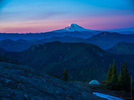 Mount Adams Sunrise Alpenglow