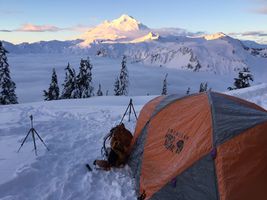 Artists Point Snowcamping Sunrise