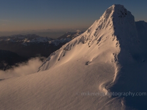 North Cascades Peaks Fuji Medium Format Aerial Photography