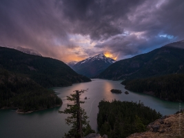 Diablo Lake Cloudscape