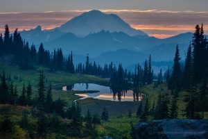 Mount Rainier Sunset Layers Mount Rainier Sunset Layers