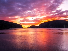 Deception Pass Photography Sunset Cornet Bay
