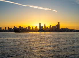 Seattle Dawn from Alki