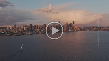 Sailboats Seattle Aerial Drone Video Beautiful Aerial Video views over Seattle and Elliott Bay at sunrise or sunset. #seattle #dronephotography #dronevideo #aerial #aerialphotography #aerialvideo...