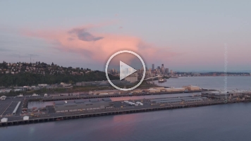 Seattle Sunset May21 Later.mp4 Beautiful Aerial Video views over Seattle Pier 90 at sunrise or sunset. #seattle #dronephotography #dronevideo #aerial #aerialphotography #aerialvideo...