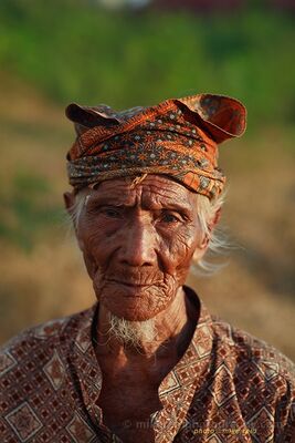 Bali Elderly Fisherman