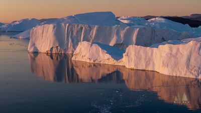 Greenland Disko Bay Mirror Reflection default