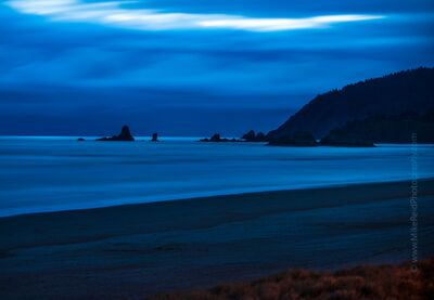 Cannon Beach Photography Blue Mood
