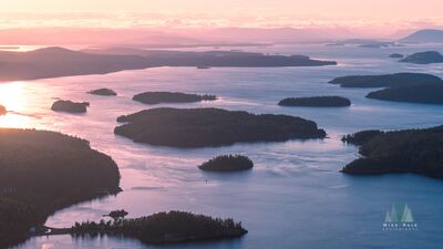 Evening Light Across the San Juan Islands default