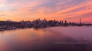 Seattle Skyline Aerial Photography A collection of aerial photographs of the Seattle skyline photographed in changing light and weather across the Pacific...