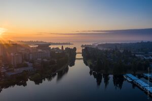 University of Washington and Montlake Aerial Photography A collection of aerial photographs of the University of Washington and Montlake area in Seattle, including the UW...