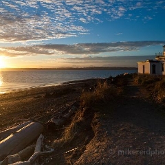 Discovery Park Lighthouse Sunset Evening Seattles Discovery Park began as an Army base in the earlier part of the century. Its now an immense park, with many trails and photo opportunities. Some of my...